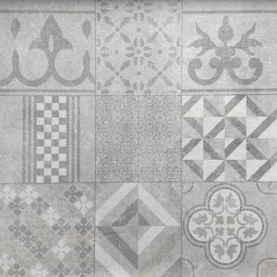 Ceramiton Titan 60x60x4cm Mosaïc Silver