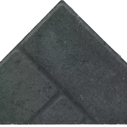 Ecotop Premium Bisschopsmuts 29,5x5x19,5x8 normaal facet antraciet met schijnvoeg bss KOMO P2