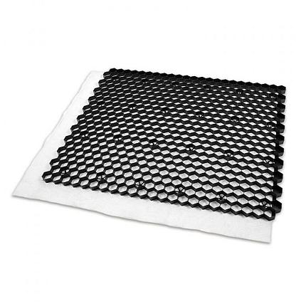 EuroGravel PLUS splitplaat zwart + anti-worteldoek