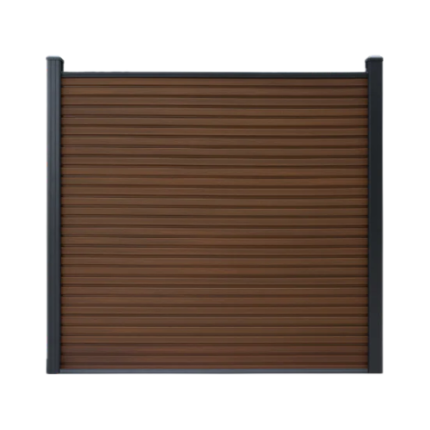 Composiet Schutting Rhombus Walnoot 180x180cm