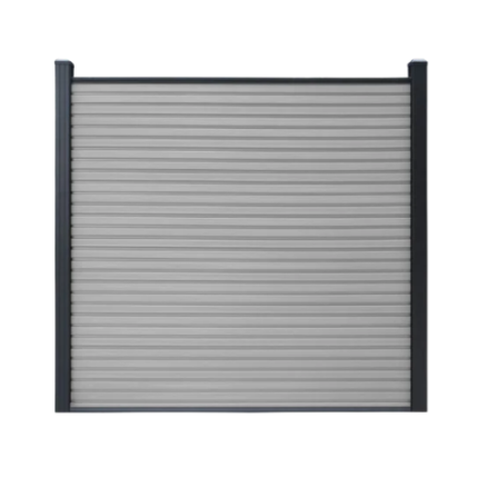 Composiet schutting Rhombus Grijs 180x180cm