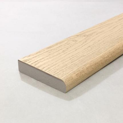 MEBB360H | Bullnose board (plank met afgeronde kant) Ashwood 3600x150x32mm