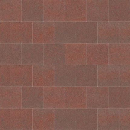 ExcluKera 20x20x6 cm KOMO rood-bruin met deklaag