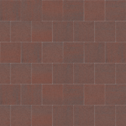 ExcluKera 20x20x6 cm KOMO rood-zwart met deklaag