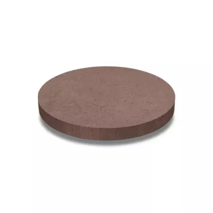 Oud hollandse tegel rond 100x100x7 roodbruin