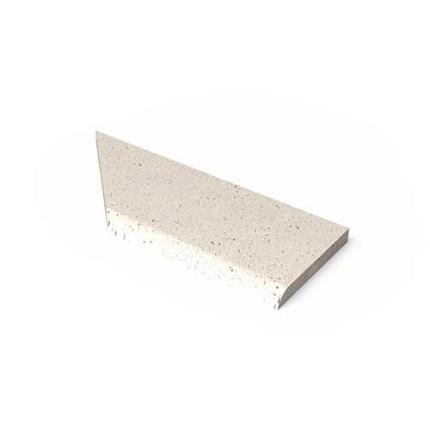 Schellevis Oudhollands Zwembandrand Hoek Rechts 100/60x40x5 Creme
