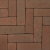 Strackstone+ Dikformaat 21x7x8cm vlak wijnrood/havanna genuanceerd