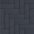 Strackstone+ Dikformaat 21x7x8cm vlak Antraciet