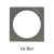 In-Lite PLATE 1 afdekplaat pearl grey geschikt voor Big Flux - Luna