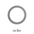 In-Lite RING 68 grondspot accessoire Pearl Grey voor BOX 1 - PLATE 1