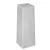Betonpoer met verstelbare steun 15x15/18x18x50cm Wit, draadeind M16