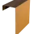Corten Overzetstuk 500x300x150mm