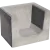 Hoek U-element 40x50x40 Grijs