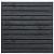 Tuinscherm grenen zwart gespoten, 23-planks (21 + 2) Fulda 180 x 180 cm horizontaal