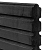 Berton©-motiefplaat smal, antraciet gecoat H26 x D4,8 x L184 cm Deens rabat