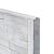 Berton©-motiefplaat smal wit/grijs H26 x D4,8 x L184 cm leisteenmotief