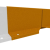 Hardline Borderrand Hoekstuk Cortenstaal 15cm lengte 50cm
