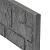 Berton©-motiefplaat antraciet H36 x D4,8 x L184 cm romeinsmotief