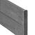 Berton©-motiefplaat smal antraciet H26 x D4,8 x L184 cm rabat-houtmotief
