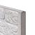 Berton©-motiefplaat smal wit/grijs H26 x D4,8 x L184 cm romeinsmotief