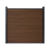 Composiet Schutting Rhombus Walnoot 180x180cm