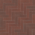 Dikformaat ExcluKera 21x7x8 cm Rood-Bruin
