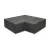 Oud Hollandse hoekstuk traptreden 90° binnen 40x20 carbon