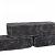Linia Excellence Getrommeld 12x12x48 cm Nero