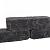 Linia Excellence Getrommeld 15x15x30 cm Nero