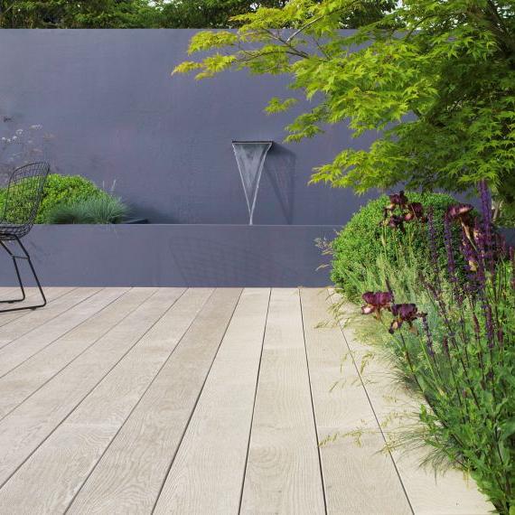 MDE176L | Vlonderplanken enhanced grain Limed Oak 3600x176x32mm