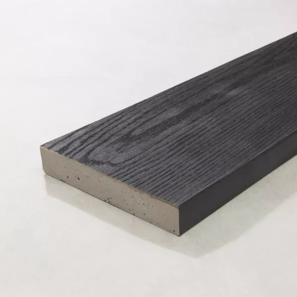 MDE176R | Vlonderplanken enhanced grain Burnt Cedar 3600x176x32mm