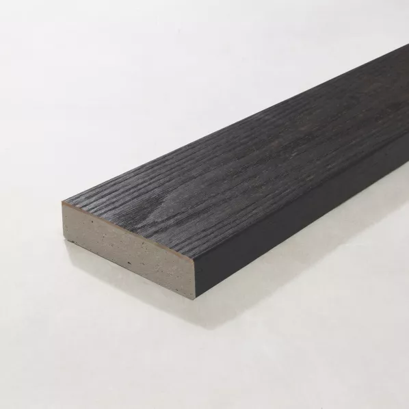MDE126R | Vlonderplanken enhanced grain slim boards Burnt Cedar 3600x126x32mm