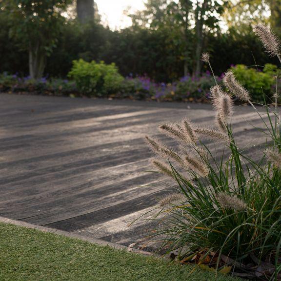 MDE176R | Vlonderplanken enhanced grain Burnt Cedar 3600x176x32mm