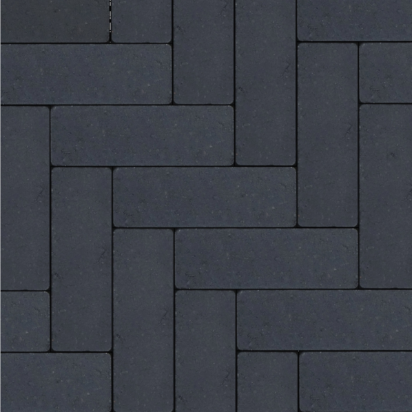 Strackstone+ Dikformaat 21x7x8cm vlak Antraciet