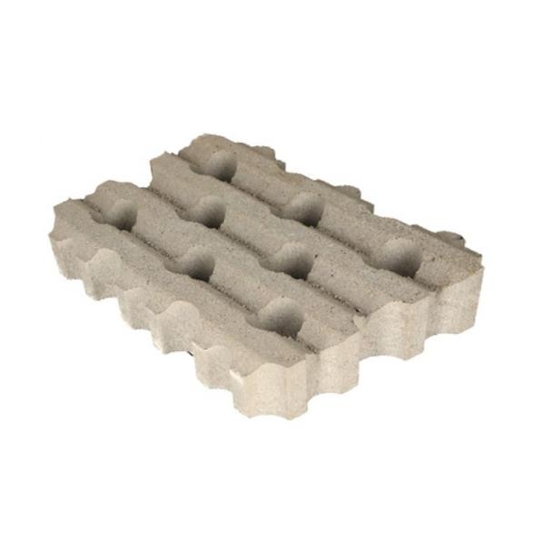 Grastegel 61x41x12 cm MP grijs geprofileerd 4st/lg