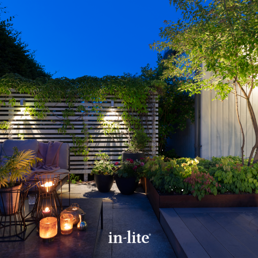 In-Lite Ace Down Wall 100-230V - Corten