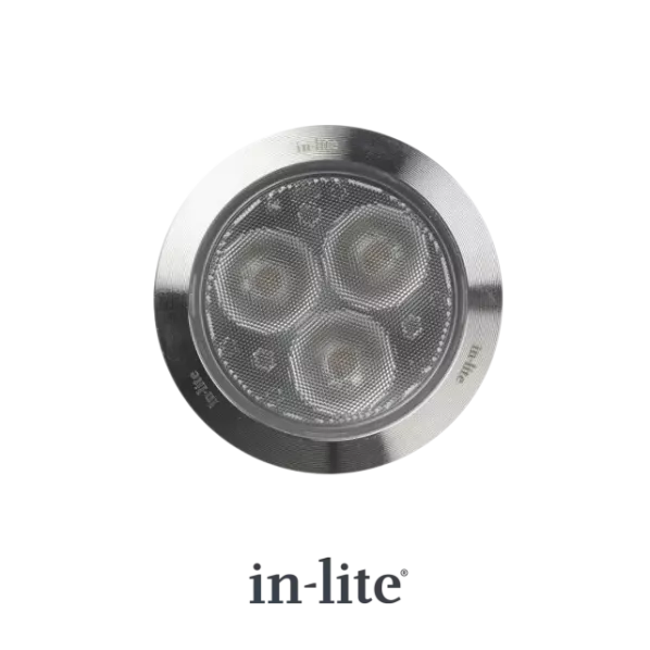 In-Lite Flux LED grondspot 12V - RVS - Ø 60mm