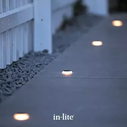 In-Lite Puck 22 LED grondspot 12V - Black - Ø 22mm