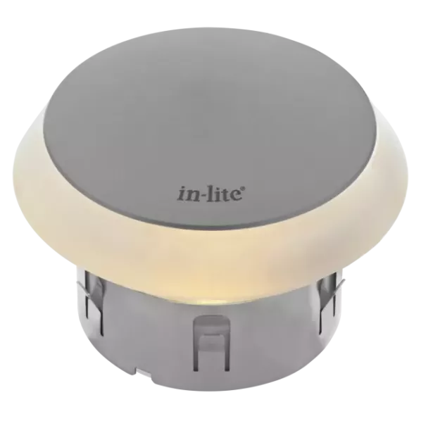 In-Lite Puck LED grondspot 12V - Pearl Grey - Ø 60mm
