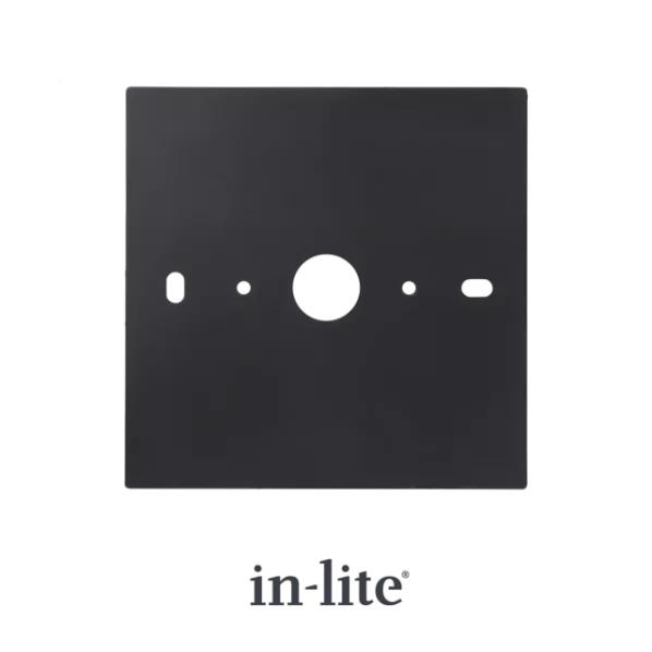 In-Lite Evo Wall Mount afdek/montageplaat voor Evo Down Wall 230V Dark