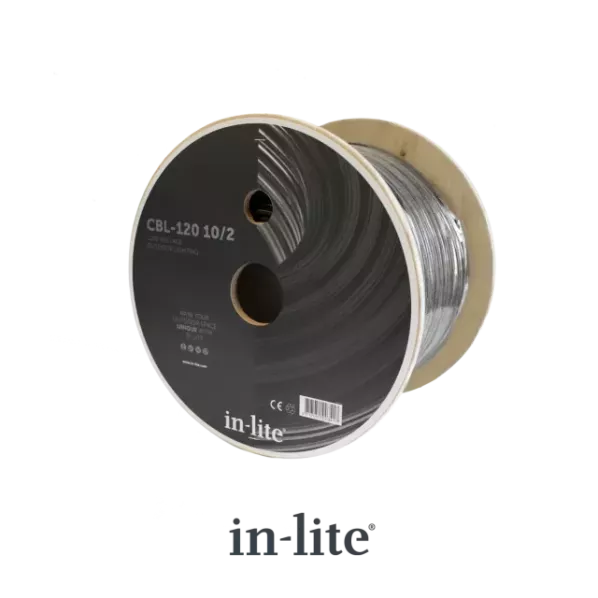 In-Lite Laagspanningskabel type CBL-10/2 12V 2-aderig 120 meter