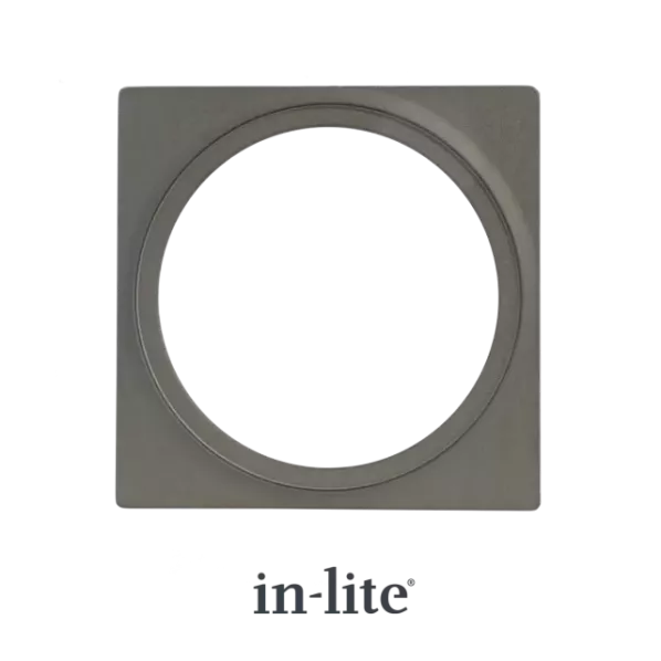 In-Lite PLATE 1 afdekplaat pearl grey geschikt voor Big Flux - Luna