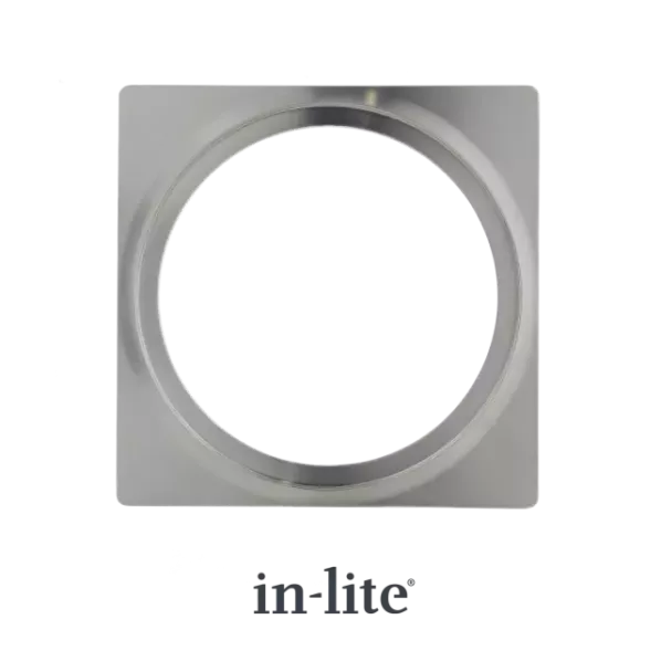 In-Lite PLATE 1 afdekplaat rvs geschikt voor Big Flux - Luna