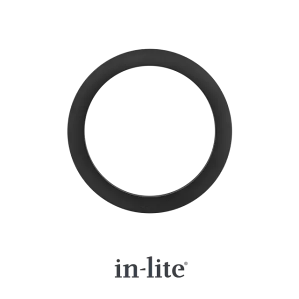 In-Lite RING 68 grondspot accessoire Black voor BOX 1 - PLATE 1