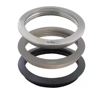 In-Lite RING 68 grondspot accessoire Pearl Grey voor BOX 1 - PLATE 1