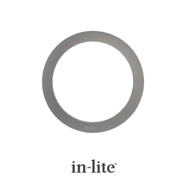 In-Lite RING 68 grondspot accessoire Pearl Grey voor BOX 1 - PLATE 1