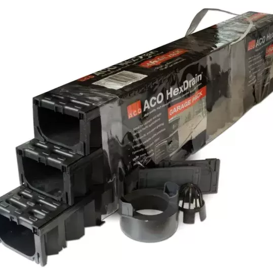 ACO Hexaline Garagepack Zwart 3 meter