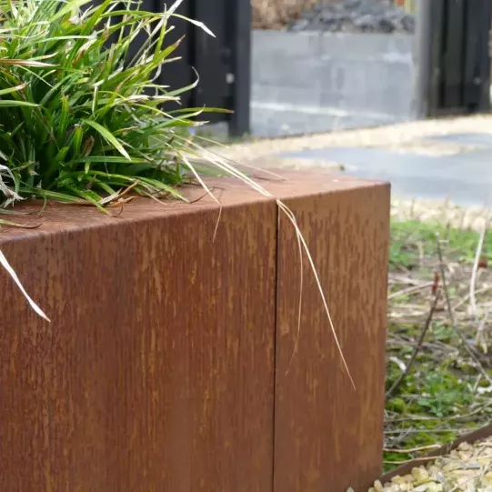 Corten Overzetstuk Hoek 170/170x450x120mm
