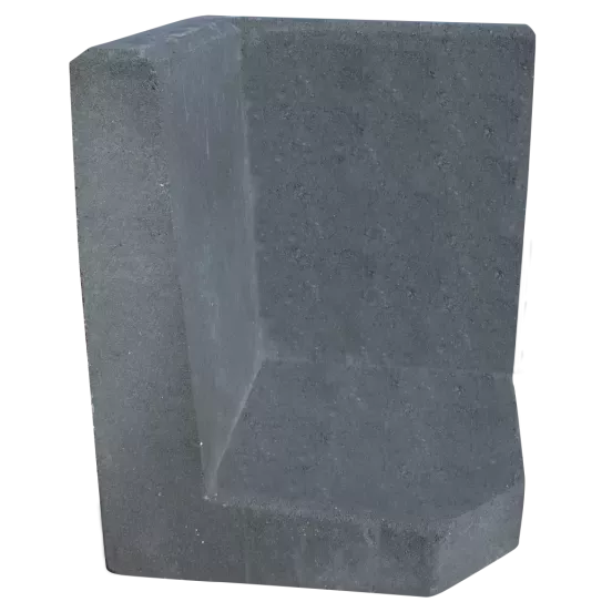 Hoek L-element 50x40x40 Antraciet