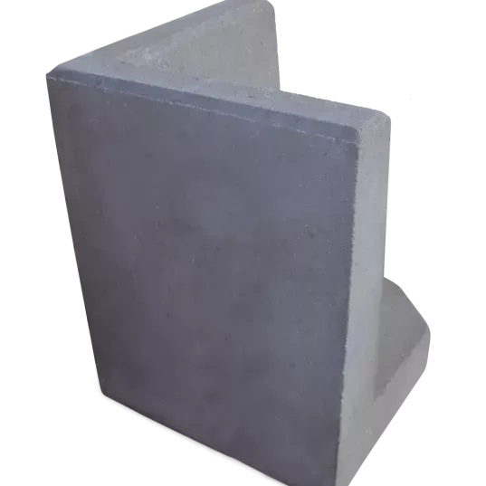 Hoek L-element 50x40x40 Antraciet